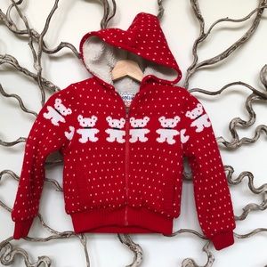 Hallie Robin Vintage Zip Up Sweater Hoodie